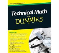Barry Schoenborn Bradley Simkins Technical Math For Dummies (Tascabile)