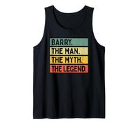 Barry The Man The Myth The Legend Citazione Personalizzata Divertente Canotta