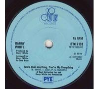 Barry White - You're The First, The Last, My Everything - Barry White 7" 45