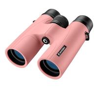 Barska Crush, Binocolo colorato antiurto, leggero, 10 x 42 mm, completamente rivestito, con custodia e tracolla, per caccia, escursionismo, concerti, sport