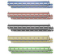 Barska Ripiani etichettati W/1-100 Ganci numerati per armadietti Portachiavi, Unisex, Multicolore