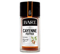 Bart Cayenne Pepper - Livella di calore moderata per uova in camicia, marinate barbecue, piatti di riso e dessert con innovativo tappo cucchiaio - erbe e spezie - Barattolo da 36 g