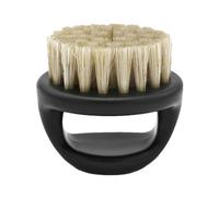 BART COMBA per spazzare - A casa e nel parrucchiere, pennello per barba portatile fatto di di cinghiale - 5,5 cm/2,17 pollici di cuscinetto da uomo in movimento, facile da eseguire balsamo e olio