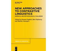 Bart Defrancq New Approaches to Contrastive Linguistics (Tascabile)