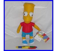 BART SIMPSONS Peluche Ufficiale Altezza 20cm NUOVO Licenza Ufficiale ORIGINALE