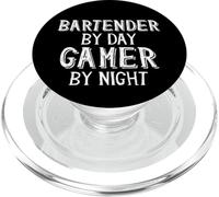 Bartender By Day Gamer By Night PopSockets PopGrip per MagSafe