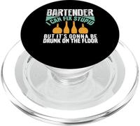 Bartender I Can Fix Stupid Funny Bartending Alcoholic Drink PopSockets PopGrip per MagSafe