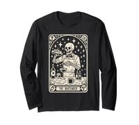 Bartender Life Halloween Mixologist The Bartender Tarot Maglia a Manica