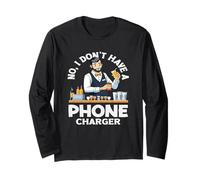 Bartender No Non Ho Un Caricatore del Telefono Maglia a Manica