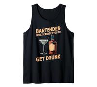 Bartender What Can I Get You To Get Drunk Mixologo - Canotta