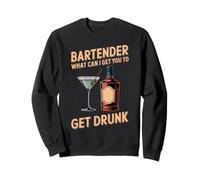 Bartender What Can I Get You To Get Drunk Mixologo - Felpa