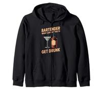 Bartender What Can I Get You To Get Drunk Mixologo - Felpa con Cappuccio