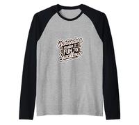 Bartenders Make It Fun To Swallow Funny Drinking Humor |--- Maglia con Maniche Raglan
