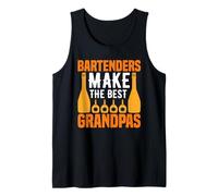 Bartenders Make The Best Grandpas Funny Bartending Alcoholic Canotta