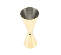 Bartending Jigger Cup,30 to 60mm Jigger Stainless Steel Elegant Flexible Jigger Cone for Cocktail Bartending Gold Plating