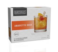 Bartesian Amaretto Sour Cocktail Mix - Mixer Ingredienti per Vodka Cocktail - Bevande Pods per Bartesian Cocktail Machine - Frullatore analcolico per miscelare con alcolici - Set di 8 capsule