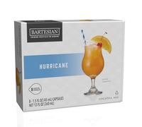 Bartesian Mix per Cocktail Hurricane - Ingredienti per cocktail a base di rum - Capsula da cocktail Bartesian - Mix analcolico per preparazione di cocktail - Set di 8 capsule