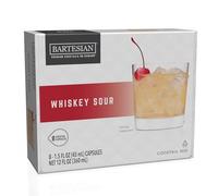 Bartesian Mix per Cocktail Whiskey Sour - Ingredienti per cocktail a base di whisky - Capsula da cocktail Bartesian - Mix analcolico per preparazione di cocktail - Set di 8 capsule
