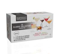 Bartesian The Classic Collection 55524 - Capsule per miscelare cocktail, confezione da 6 capsule per cocktail Bartesian Premium