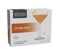 Bartesian Uptown Rocks - Capsule per miscelatori di cocktail per gin cocktail, mix mixology, da utilizzare con la macchina da cocktail Bartesian - capsule analcoliche - Confezione da 8