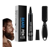 Bartfüllerstift - exakte Linienführung Wasserfester Bartstift für | realitätsnahe Haarlinien Bartbürste | Kit penna di riempimento | Ihren unregelmäßigen zur Definition gleichmäß