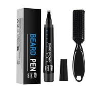 Bartfüllerstift - exakte Linienführung Wasserfester Bartstift für | realitätsnahe Haarlinien Bartbürste | Kit penna di riempimento | Ihren unregelmäßigen zur Definition gleichmäß