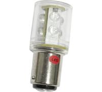 Barthelme 52160215 Lampadina LED Bianco BA15d 24 V/DC, 24 V/AC 20 mA 22 lm