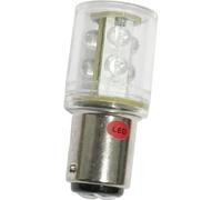 Barthelme 52160215 Lampadina LED Bianco BA15d 24 V/DC, 24 V/AC 20 mA 22 lm