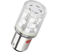 Barthelme 52190211 Lampadina LED Rosso BA15d 24 V/DC, 24 V/AC 35 mA 18 lm