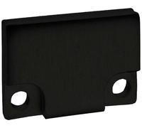 Barthelme BARdolino 62398614_9005 - Set di tappi terminali in alluminio (lunghezza x larghezza x altezza): 3 x 18,4 x 13 mm, 2 pezzi.