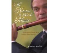 Barthold Kuijken The Notation Is not the Music (Copertina rigida)