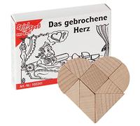 Bartl 102241 Mini puzzle in legno Il cuore spezzato in 9 piccole parti in legno