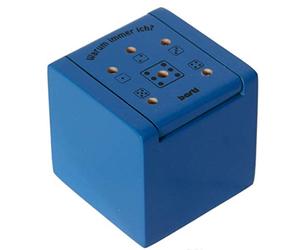 Bartl 111997 Emozionante gioco di dadi in legno Perché sempre io? Blu Chiusura magnetica piccola - ideale da portare con sé
