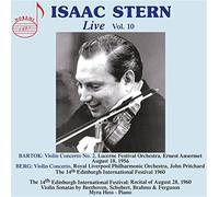 Bartok , Berg (2 Cd) - Isaac Stern: Live, Vol. 10 (Audio Cd)