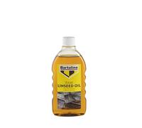 Bartoline Olio di lino grezzo 500 ml - Protettivo naturale per il legno e trattamento idrorepellente per mobili, pietra e attrezzature sportive