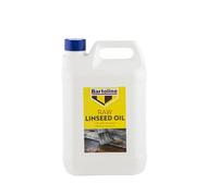Bartoline olio grezzo 5 L - protezione naturale per legno, trattamento resistente all'acqua per mobili, pietra e attrezzature sportive