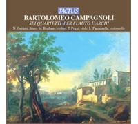 7471104 Audio Cd Bartolomeo Campagnoli - 6 Quartetti Per Flauto Ed Archi