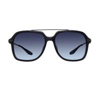 Barton Perreira D.ellis Occhiali Da Sole Uomo Nero Squadrato Blu 56mm