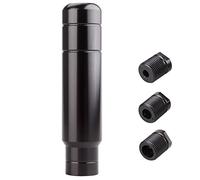 BARTOO Pomello del cambio pesante in lega di alluminio, pomello del cambio automatico da 12,7 cm, maniglia del cambio per auto, con 3 adattatori filettati M8, M10, M12, si adatta alla maggior parte