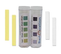 Bartovation Kit di test sanitizer per gruppo quaternario di ammonio (qac multi quat) 0-400 ppm & chlor 10-200 ppm carta di prova (2 vials di 100 strisce di carta)