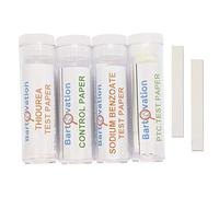 Bartovation super taster test di genetica lab kit con istruzioni, feniltiourea (ptc), benzoato di sodio [ogni fiala comprende 100 strisce di carta]