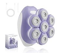 Bartrimber Rasoio elettrico 7D da donna: rasoio elettrico veloce e liscio per gambe e bikini, rasoio elettrico impermeabile, per uso bagnato e asciutto, senza fili, con luce LED e custodia da viaggio