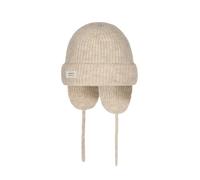 Barts Berretto Beanie con Paraorecchie Hillstar Risvolto da Sci Taglia Unica - Beige Chiaro