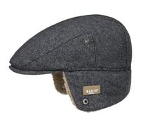 Barts Coppola Monzonite Denim Uomo - Cappello Piatto con Visiera, Fodera, Fascia in Pelle, Pelle Inverno Autunno/Inverno - M (56-57 cm) Denim
