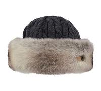 Barts Fur Cable Bandhat Berretto, Unisex - Adulto, Grigio (Rabbit 0009), One Size (Taglia Produttore:Uni)
