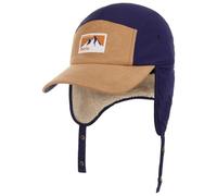 Barts Isafjord Cappellino da baseball, paraorecchie invernale da donna/uomo, chiusura posteriore, con ombrello, paraorecchie, fodera autunno/inverno autunno, blue- beige, Taglia unica