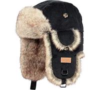 Barts Kamikaze Cappello Bomber Rib Cord Nero
