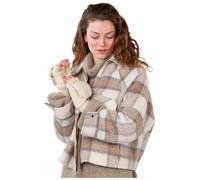 Barts - Kirinda Bumgloves Crema - Kirinda Bumgloves Cream per Donne in Poliestere Riciclato - Taglia M\/L - Beige