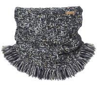 Barts Loop Scaldacollo Scialle Lavorato a Maglia Blau Essence Col Frange Grosse