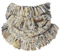 Barts Loop Scaldacollo Sciarpa Invernale Grigio Clover Grossa Frange Caldo